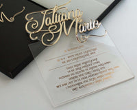 initials letterpress printing laser cut wedding invitate